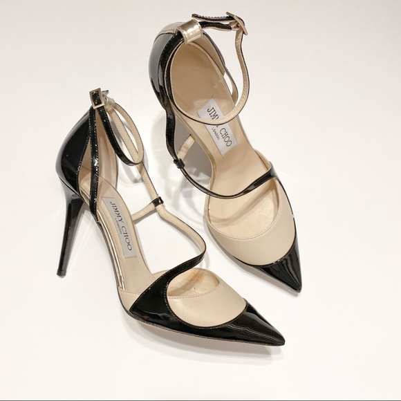 Jimmy Choo Shoes - JIMMY CHOO Mutya tri-color Asymmetric Pump NEW